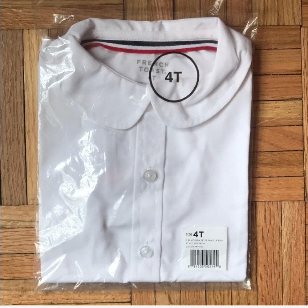 4 white shirts